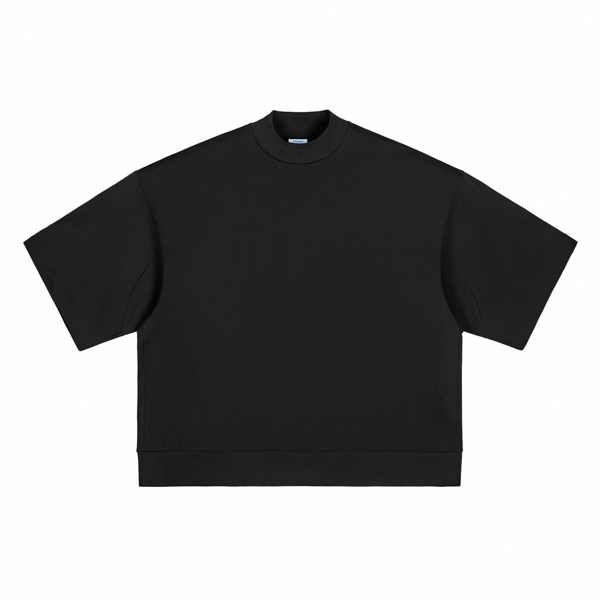 Heavyweight Oversized Mock-Neck Tee 305gsm