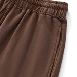 Washed Raw Edge Relaxed Shorts