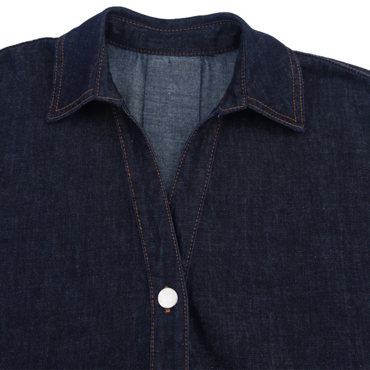 Indigo Wide Sleeve Denim Shirt