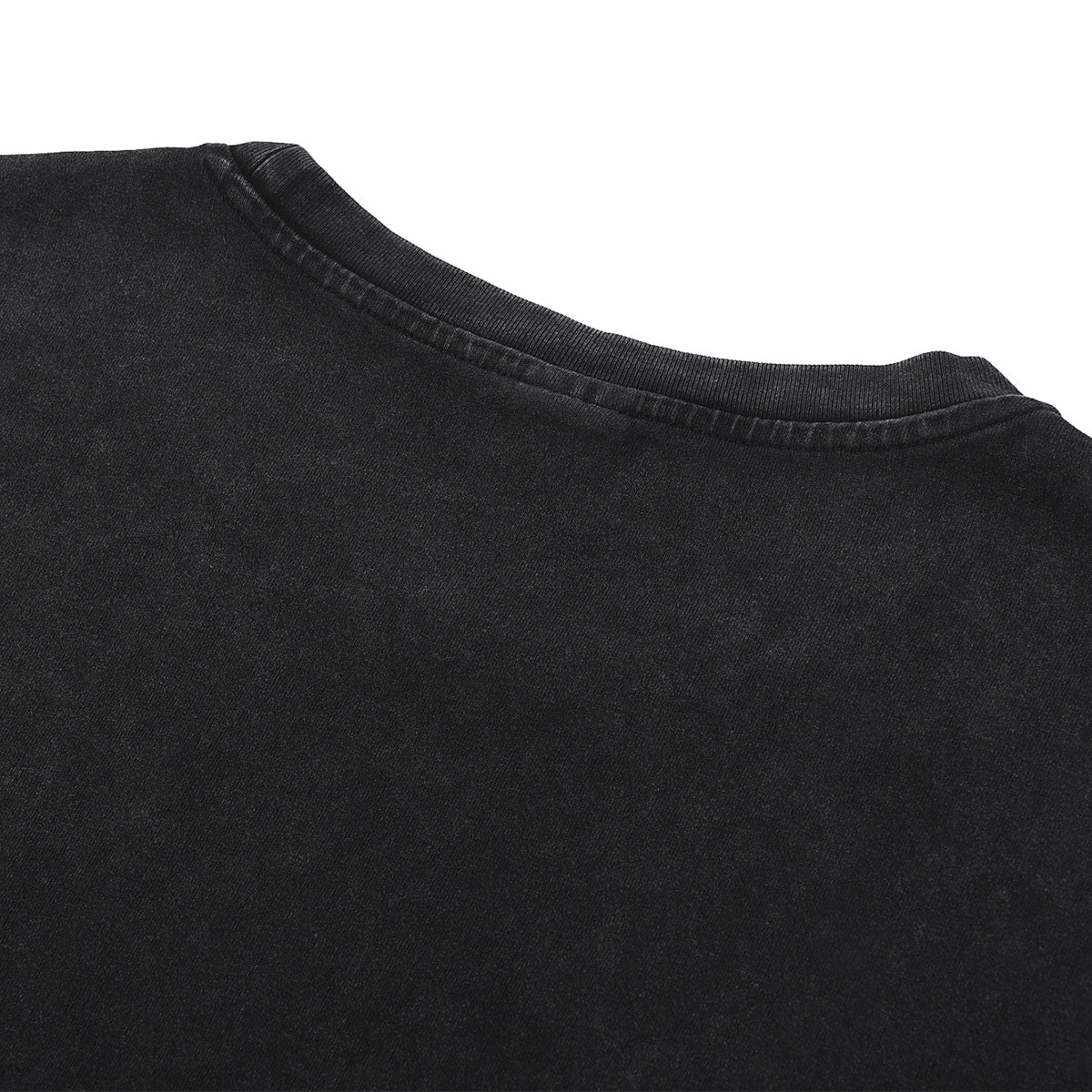 Black Washed Cotton Ripped Muscle Tank 275gsm