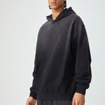 Stone Wash Kangaroo Pocket Hoodie