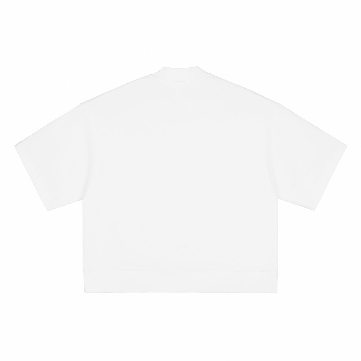 Heavyweight Oversized Mock-Neck Tee 305gsm