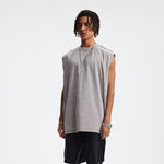Raw Edge Patchwork Muscle Tank 275gsm