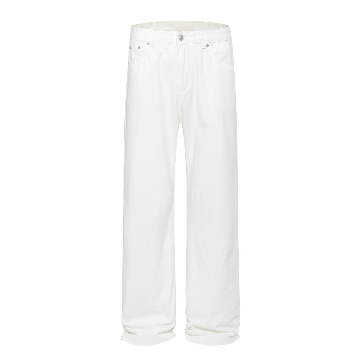 Essential Relaxed Straight-Leg Cotton Pants