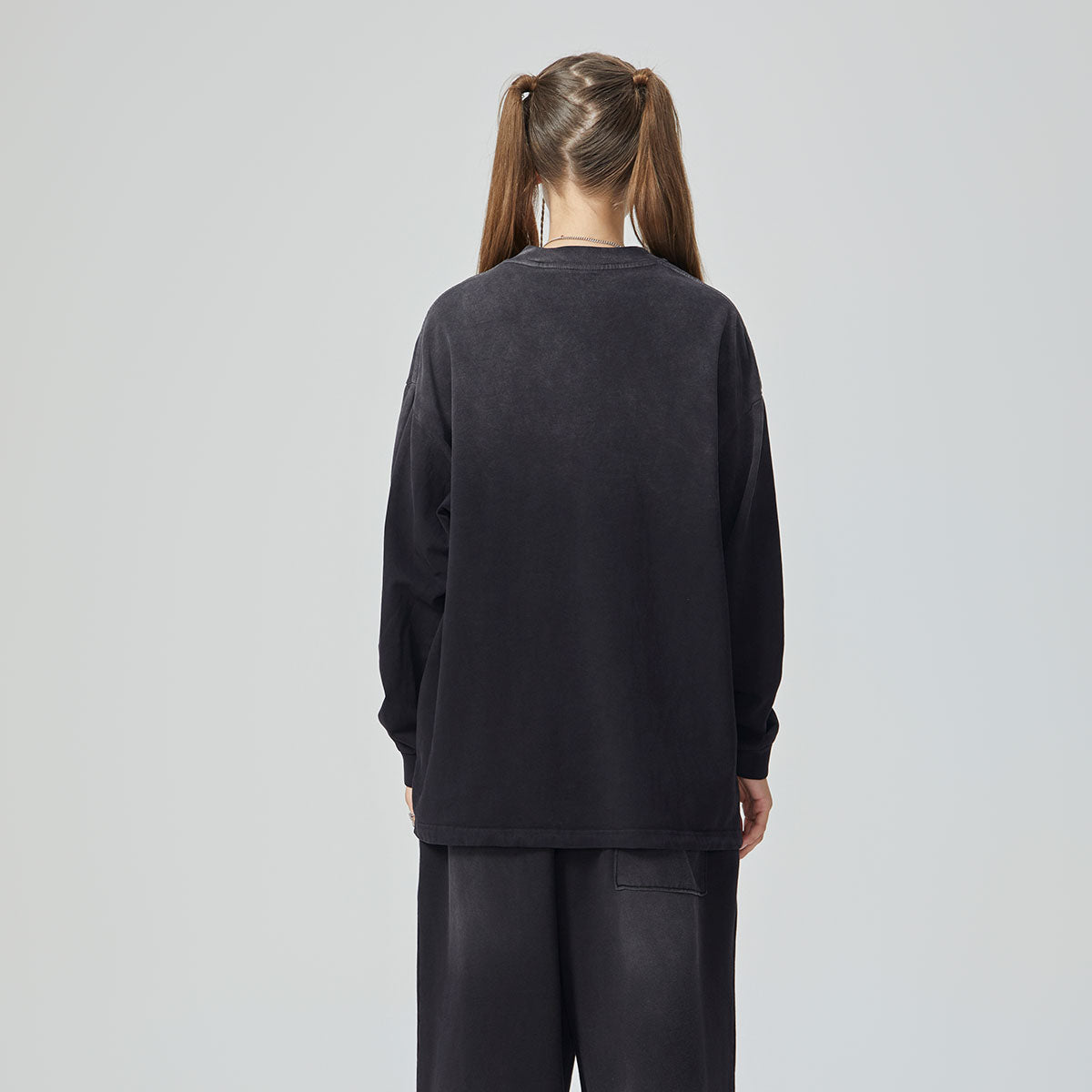 Loose Fit Gradient Cotton Sweatshirt 360gsm
