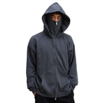 Unisex Full-Zip Fleece Layered Hood Hoodie
