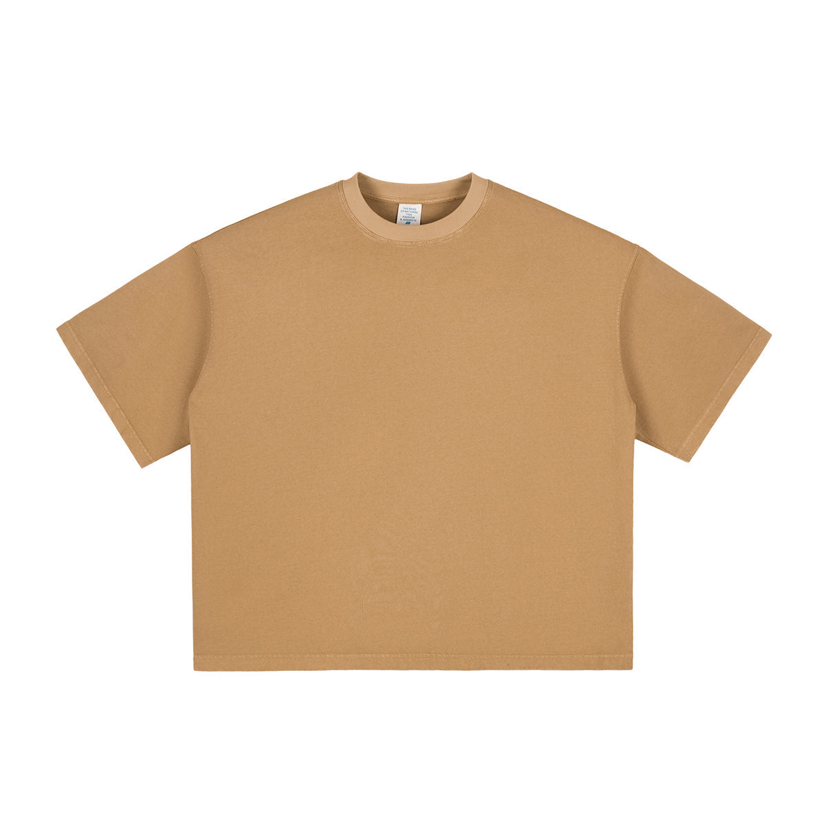 Washed Cotton Boxy T Shirt 260gsm