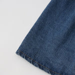 Belted Flared Denim Mini Dress