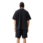Washed Distressed Heavyweight T Shirt 310gsm