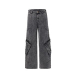 Grunge Outfits Wash Hoodie & Baggy Jeans