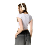 Solid Color Slim Fit Crop Tank 260gsm