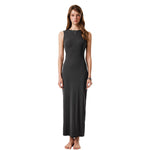 Sleeveless Washed Ribbed Maxi Dress