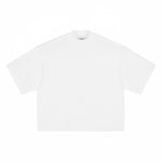 Heavyweight Oversized Mock-Neck Tee 305gsm