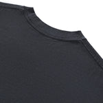 Crew Neck Washed Cotton T Shirt 260gsm