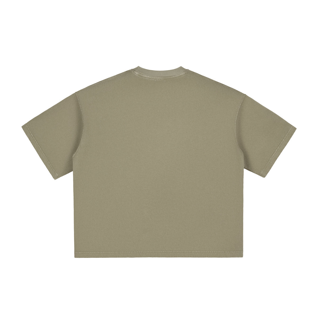 Washed Cotton Boxy T Shirt 260gsm