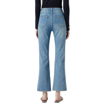 Risen Women's High-Rise Ankle Bootcut Jeans