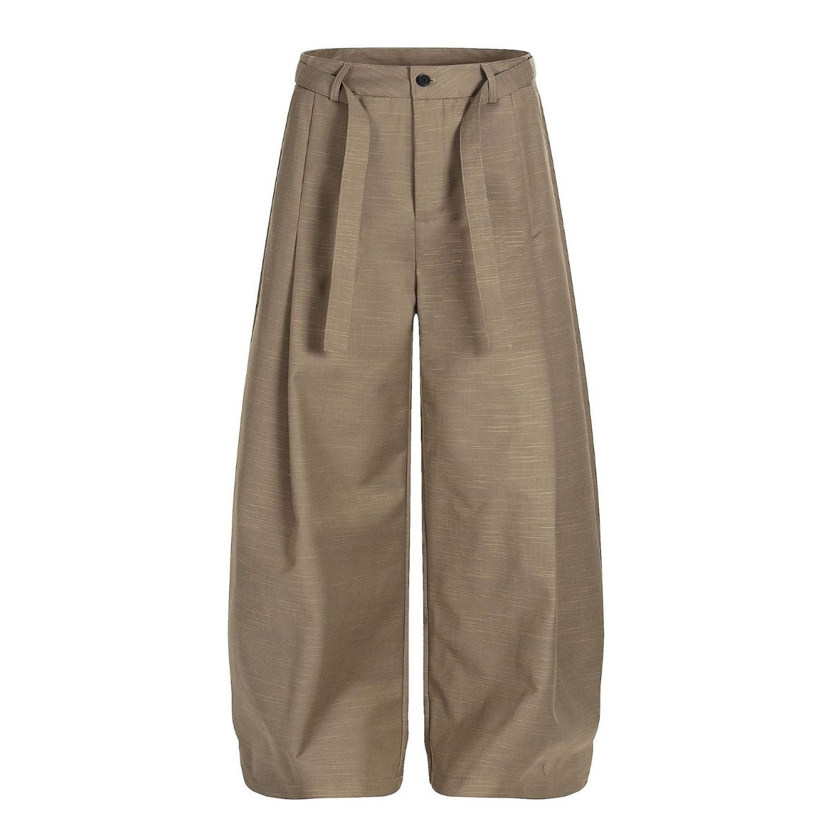 Washed Utility Wide-Leg Cargo Pants