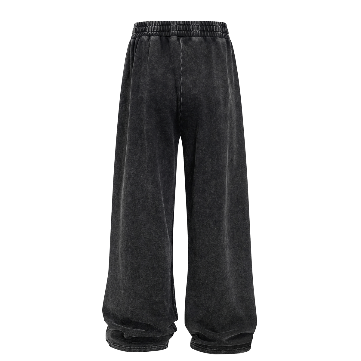 Vintage Wash Cotton Patchwork Sweatpants