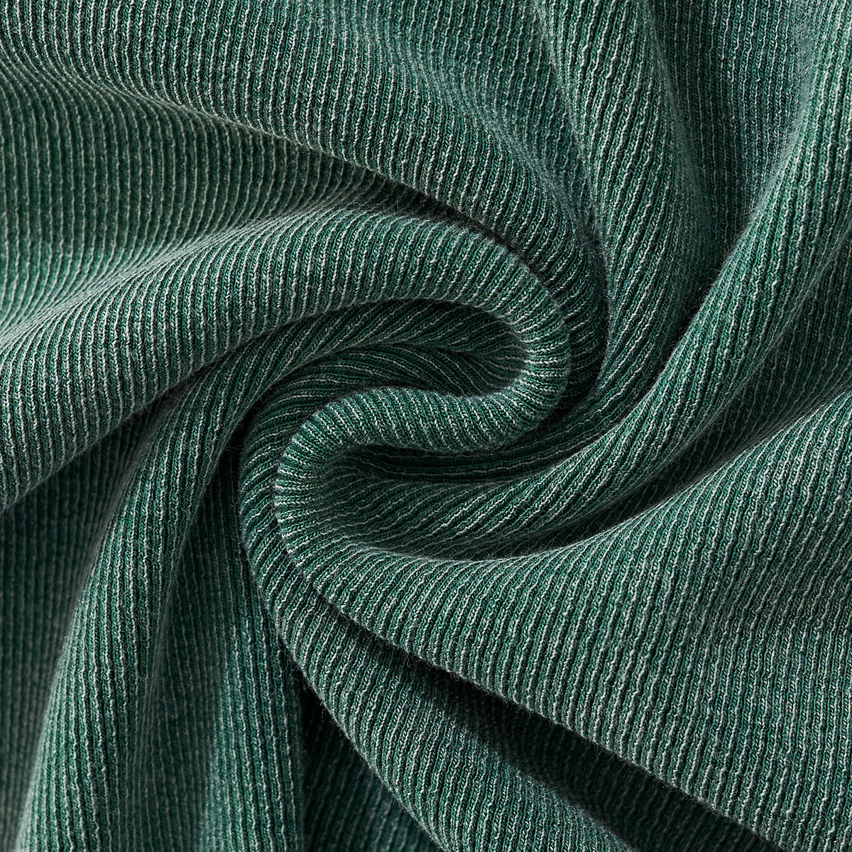 Slim Fit Pleated Waist Washed Cotton Tee 280gsm