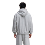 Double-Slider Zipper Solid Color Hoodie