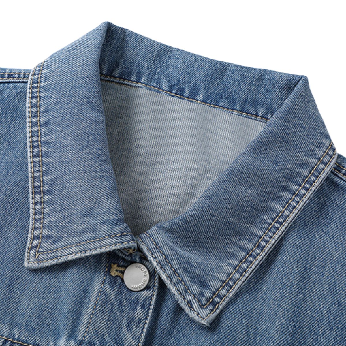 Women's Medium Wash Denim Vest