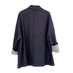 Loose Fit Indigo Denim Jacket