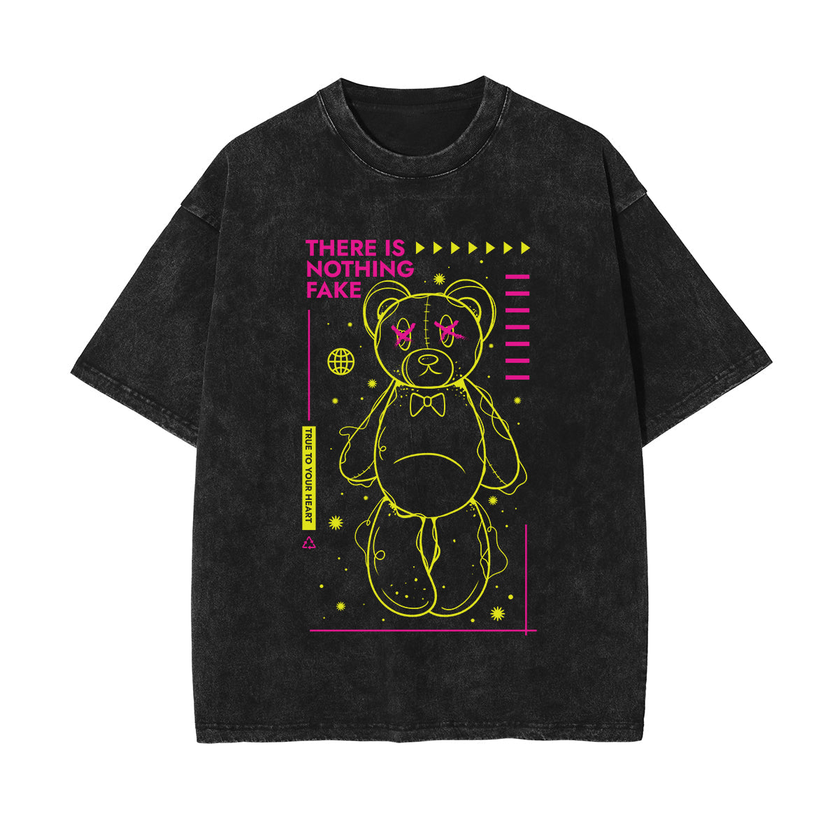 Teddy Bear Urban Streetwear Graphic Tee-INNBLAC Fashion Apparel
