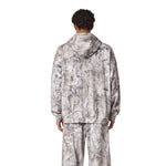 Relaxed Branch Camouflage Fleece Hoodie