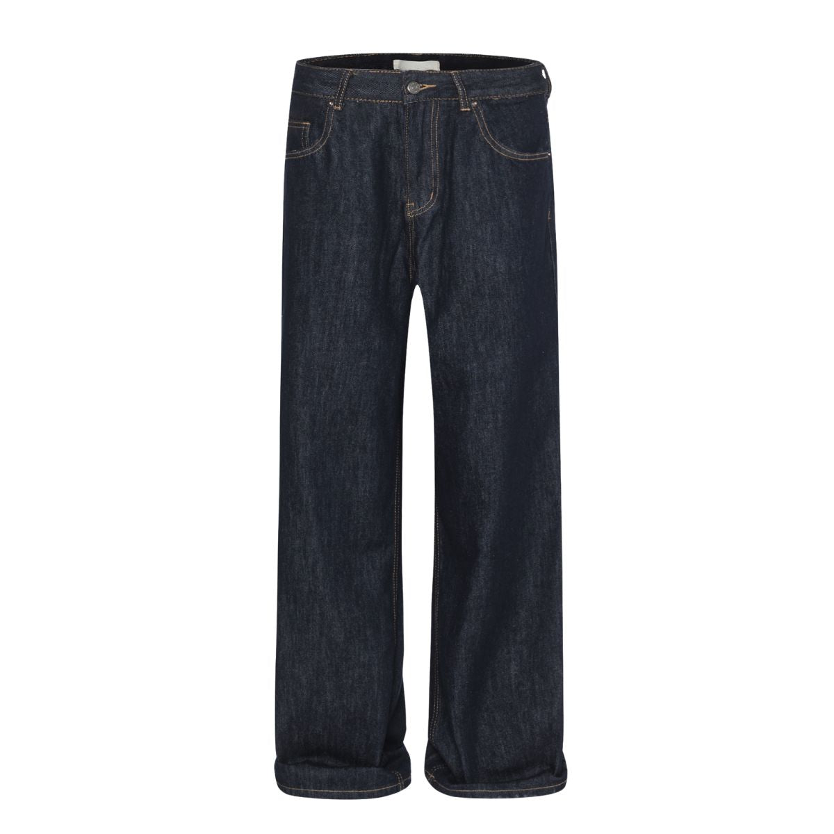Vintage Washed Relaxed Straight-Leg Jeans