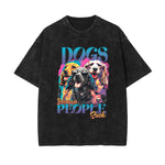 Cute Puppy Stone Wash Graphic Tee-INNBLAC Fashion Apparel