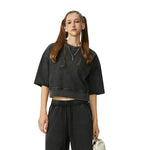 310G Snow Wash Cotton Crop Tee