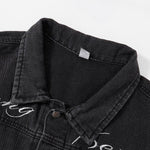 Raw Edge Star Denim Trucker Jacket