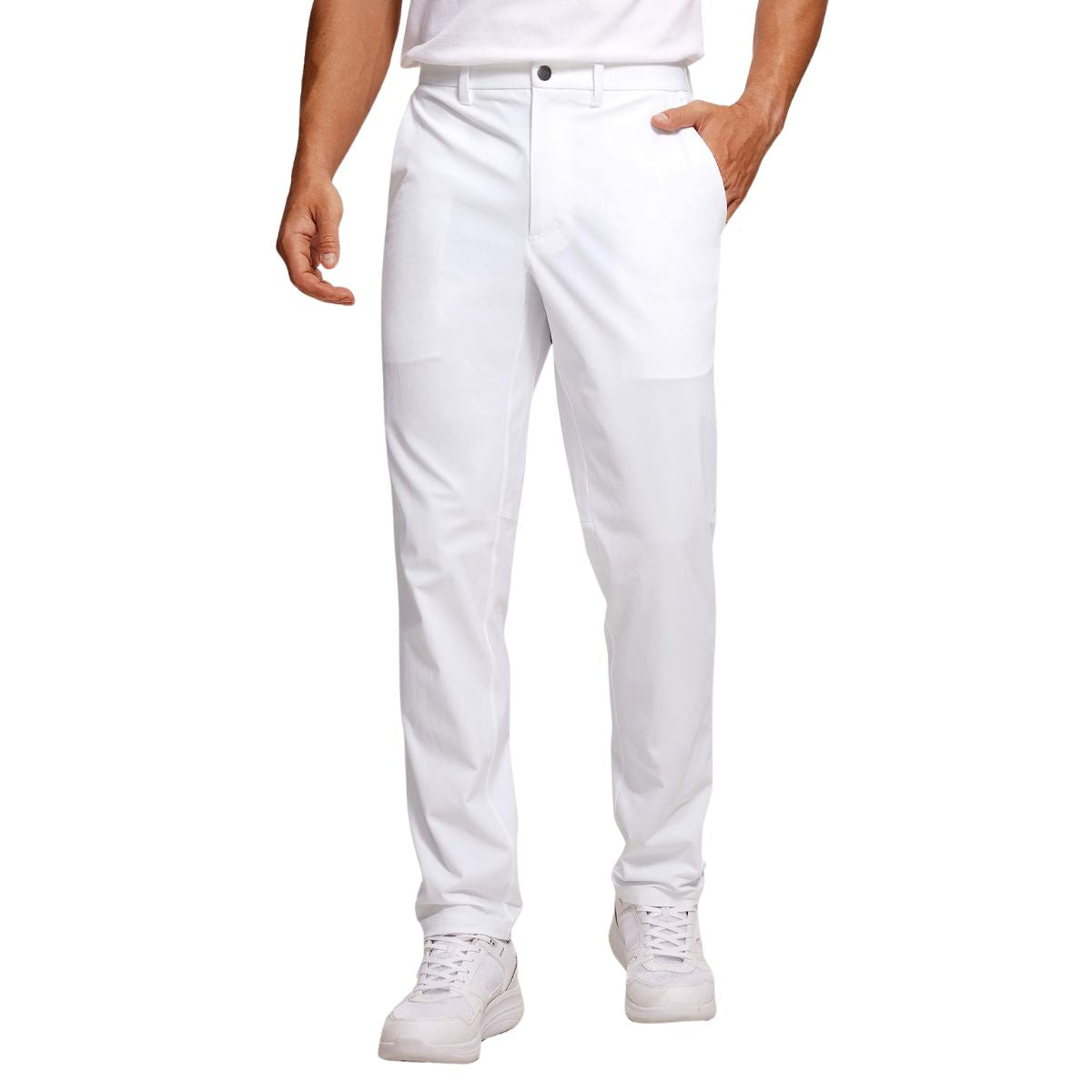 Men's Golf Pants Quick Dry Lightweight Straight Leg Casual Trousers