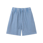 Men’s Vintage Wash Loose Fit Snowflake Waffle Shorts