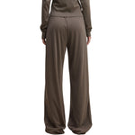 Women's Relaxed Straight Leg Ribbed Trousers