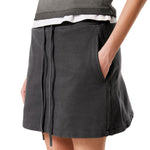 Stone Wash Performance A-Line Skort