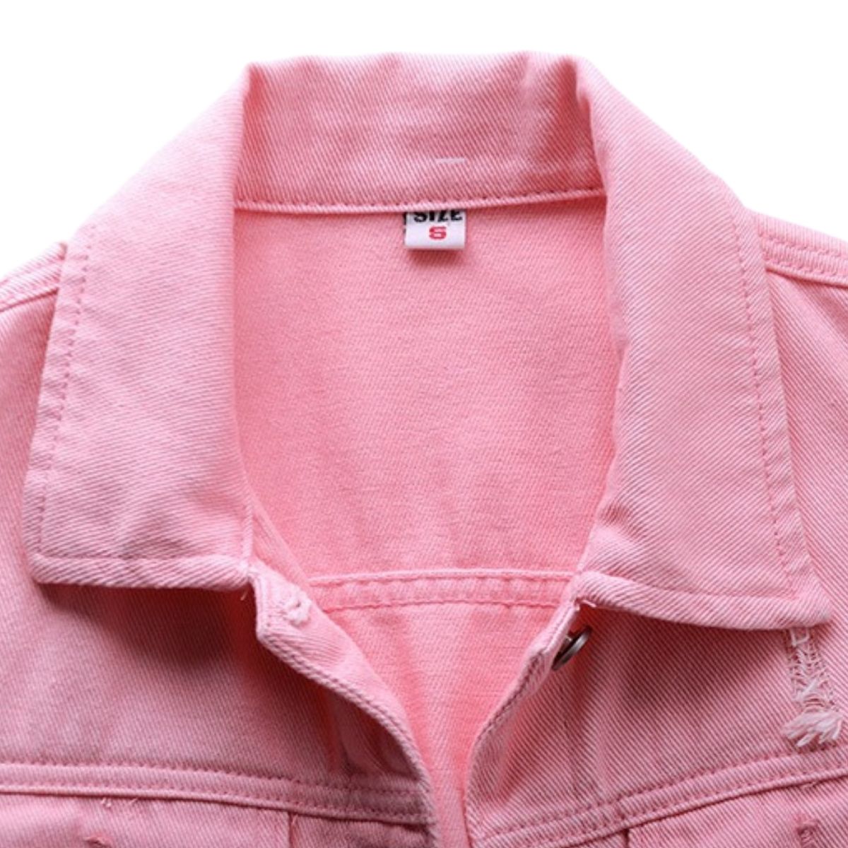 Women's Relaxed Fit Ripped Denim Vest