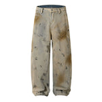 Smoke Rise Muddy Washed Barrel-Leg Jeans