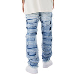 Smoke Rise Men's Ripped Stacked Skinny Jeans