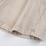 Men's Casual Washed Drawstring Sweat Shorts