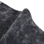 Stone-Washed Distressed Loose-Fit Sweatshirt