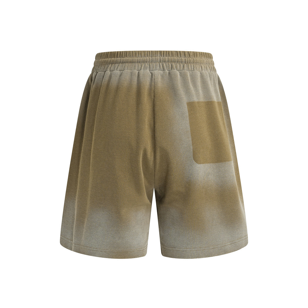 Ombre Color Drawstring Casual Lounge Elastic Waist Shorts