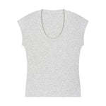 Classic Scoop-Neck Ribbed Sleeveless Top 250gsm