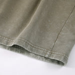 Washed Faded Cotton Sweatshorts