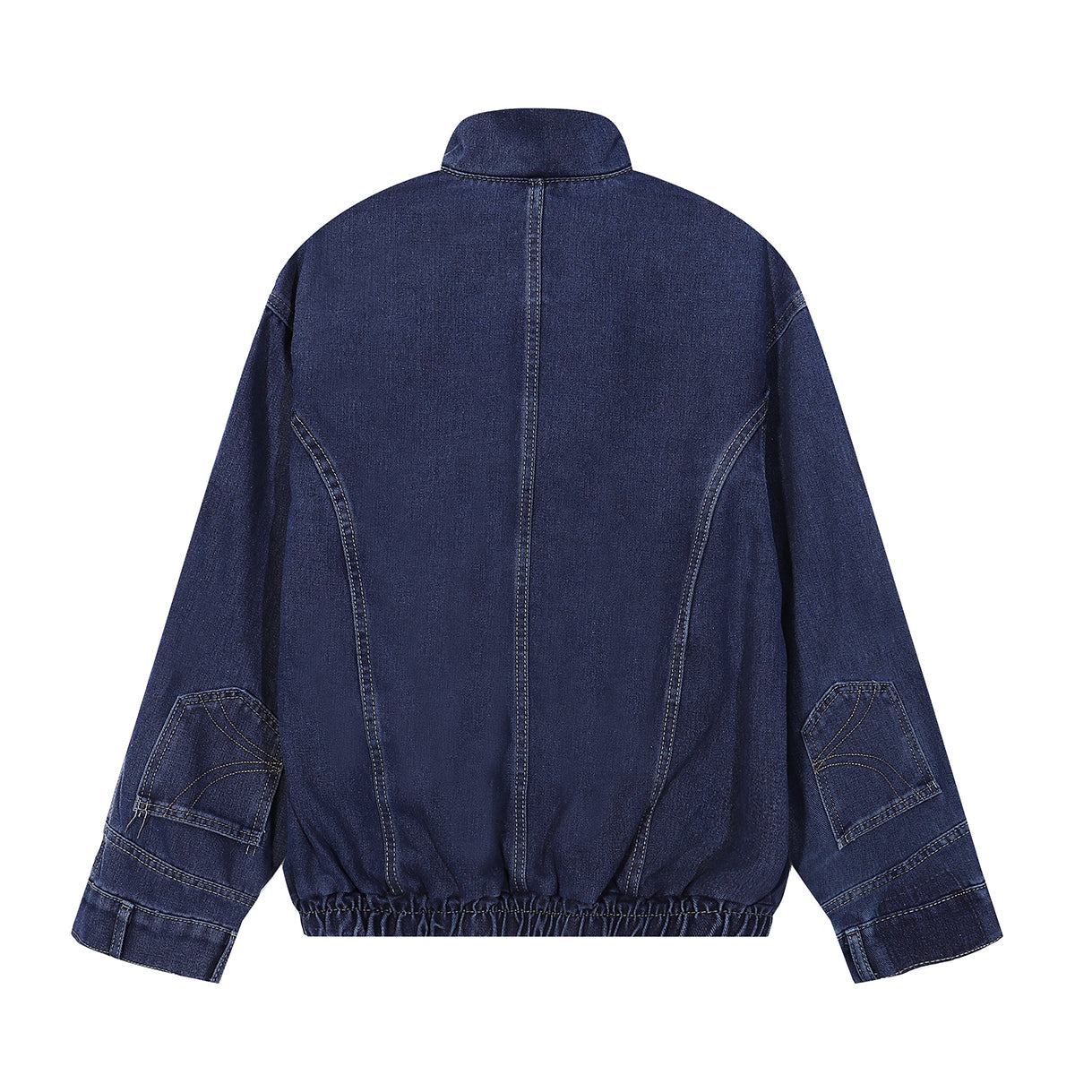 Deconstructed Denim Bomber Jacket