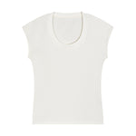 Classic Scoop-Neck Ribbed Sleeveless Top 250gsm