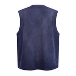 Chest Pocket Knit Sleeveless Relaxed Fit Muscle Tank