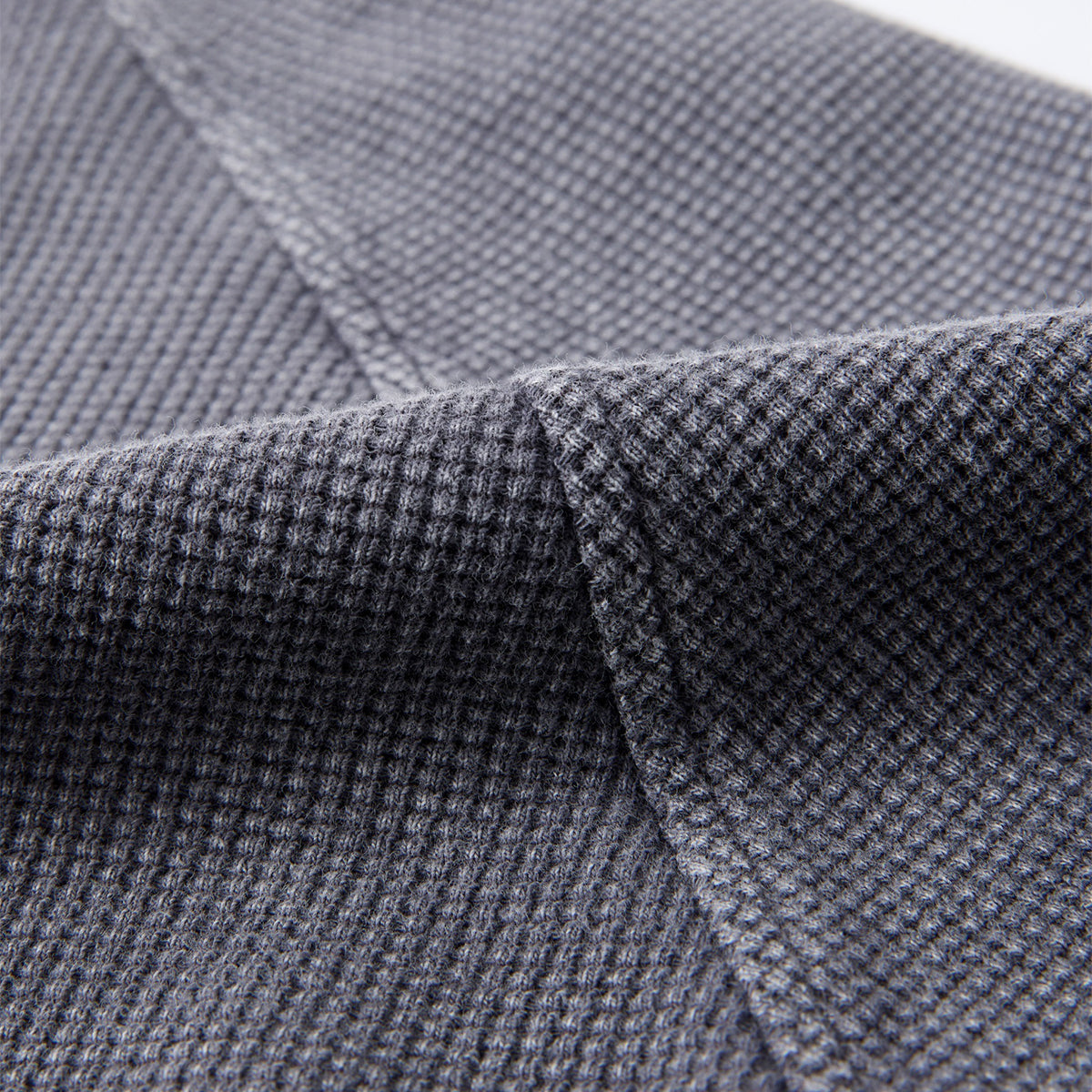 Boxy Waffle Washed Distressed Raglan Tee