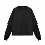 Boxy Fit Two-Layer Sleeve T-Shirt 280gsm