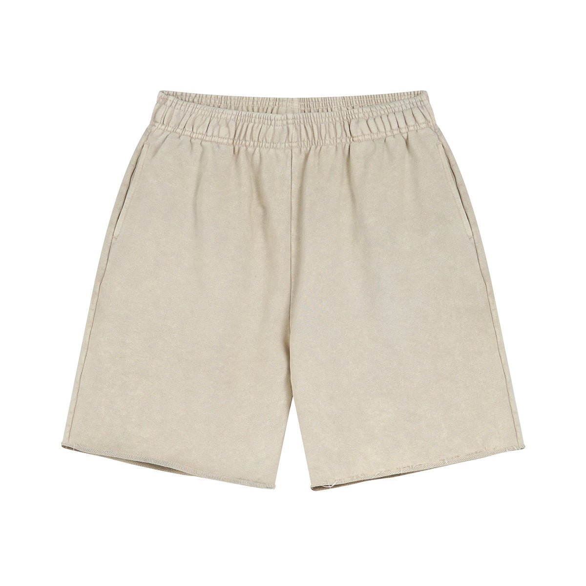 Raw Edge Washed Short Pants